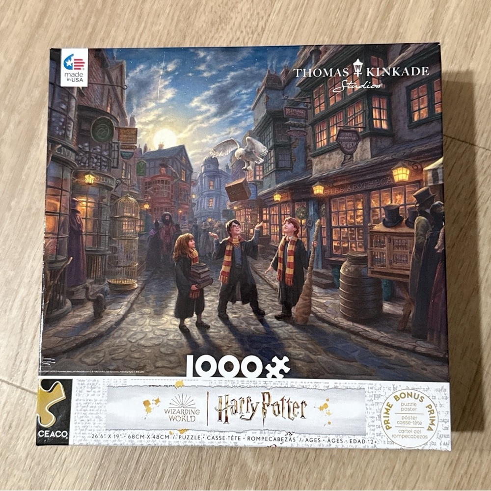 Thomas Kinkade Harry Potter Puzzle diagon alley